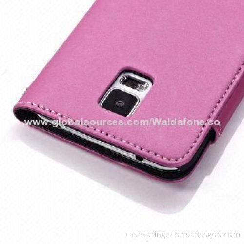 Leather Case for Samsung Galaxy S5 with Card Slot